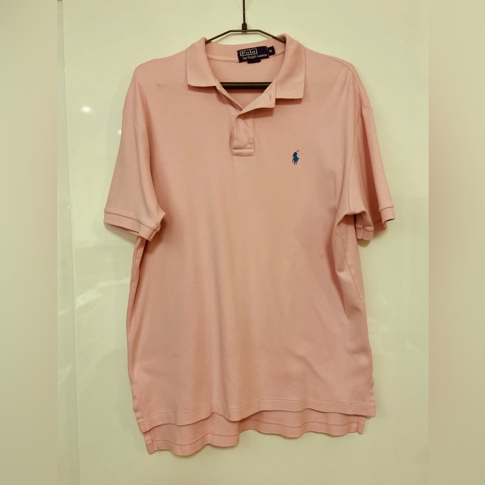 Ralph Lauren Men's Polo Shirt in Soft Pink